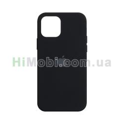 Накладка Silicone Case Full iPhone 12 Mini (18) Black