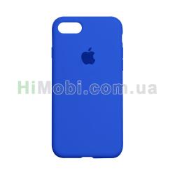 Накладка Silicone Case Full iPhone 7/ iPhone 8/ SE 2020 (44) Shiny blue