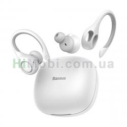 Навушники бездротові Baseus Encok W17 Bluetooth бiлий