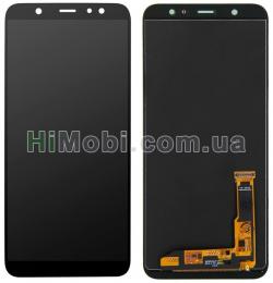 Дисплей (LCD) Samsung A605 Galaxy A6 Plus 2018/ J805 з сенсором чорний OLED