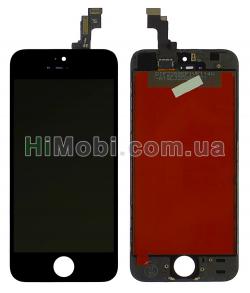 Дисплей (LCD) iPhone 5S/ SE з сенсором чорний