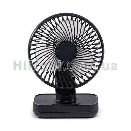 Вентилятор портативний акумуляторний GXQC D606Y Black