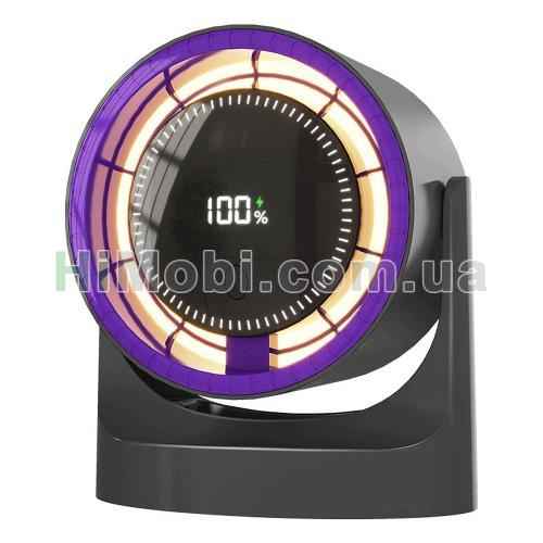 Вентилятор портативний бездротовий BY001 Gray