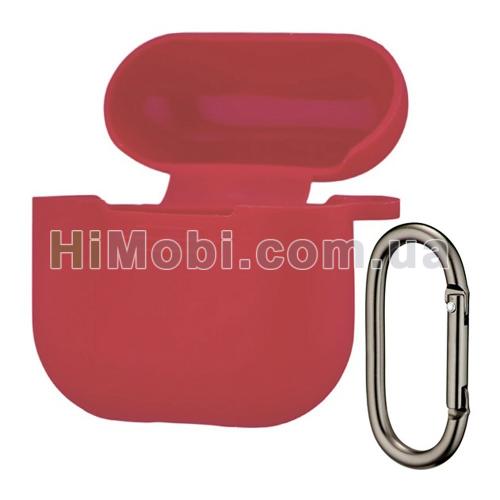 Накладка силіконова AirPods 4 з карабіном Hibiscus