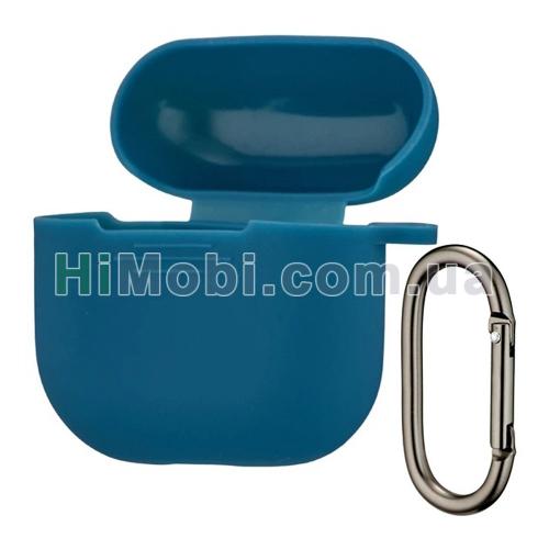 Накладка силіконова AirPods 4 з карабіном Pacific Green