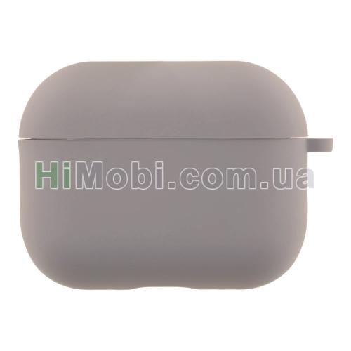 Накладка силіконова AirPods Pro 3 з карабіном Antique White
