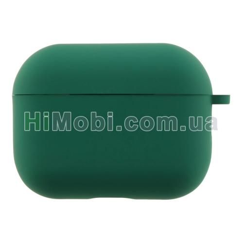 Накладка силіконова AirPods Pro 3 з карабіном Atrovirens