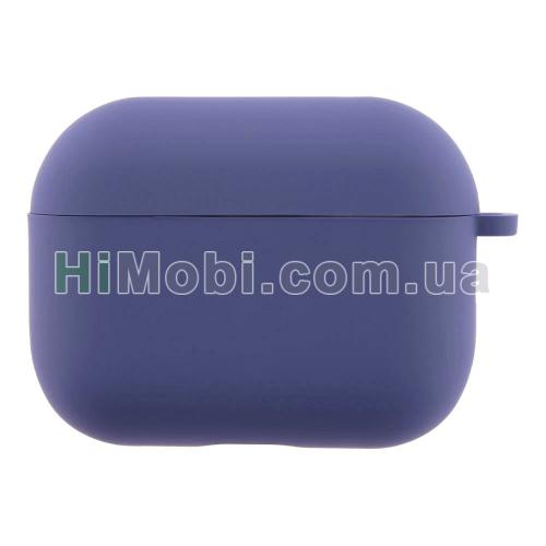 Накладка силіконова AirPods Pro 3 з карабіном Azure Blue