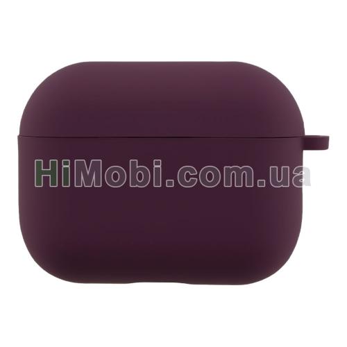 Накладка силіконова AirPods Pro 3 з карабіном Deep Purple