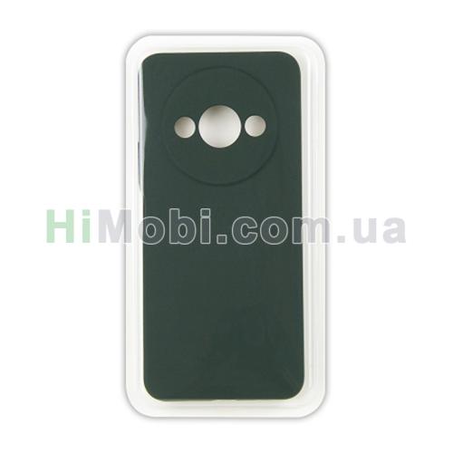Накладка Full Silicone Case Xiaomi Redmi A3/ A3X/ Poco C61 Dark Green