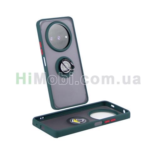 Накладка Goospery Ring Case 3в1 Xiaomi Redmi A3 оливковий