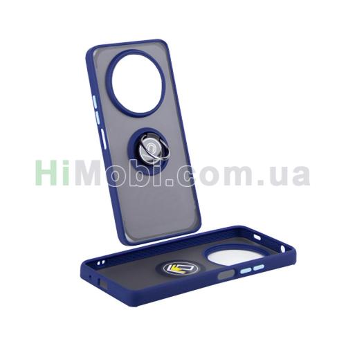 Накладка Goospery Ring Case 3в1 Xiaomi Redmi A3 темно-синій