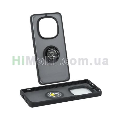 Накладка Goospery Ring Case 3в1 Xiaomi Redmi Note 14 Pro 4G/ 5G чорний