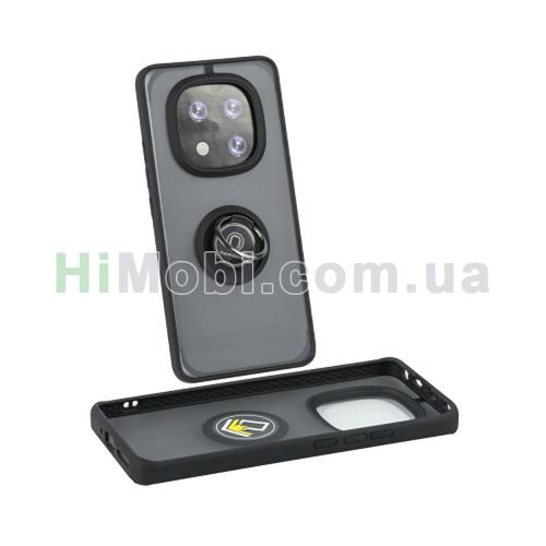 Накладка Goospery Ring Case 3в1 Xiaomi Redmi Note 14 Pro 4G/ 5G чорний