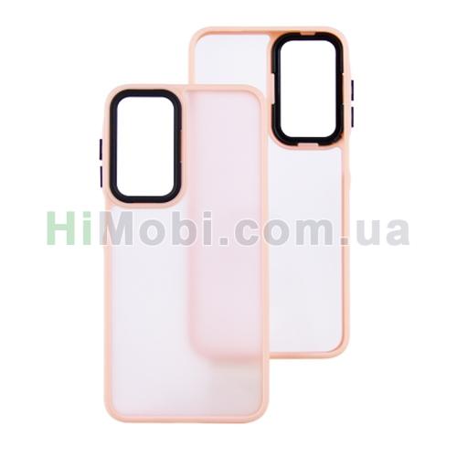 Накладка Luxury Metal Lens Xiaomi Redmi 14C 4G/ 14R 5G/ A4 5G/ Poco C75 4G персик