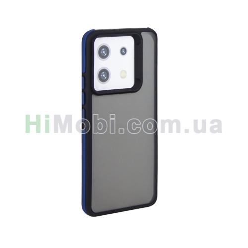 Накладка Shield Dual Color Xiaomi Redmi Note 13 Pro 4G/ Poco M6 Pro 4G чорно-синій