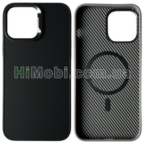 Накладка MagSafe CASE LAB Carbon Case for Apple iPhone 16 Pro Max Black