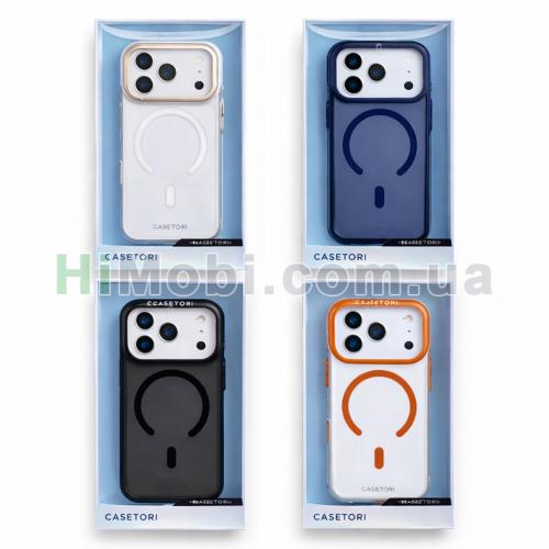 Накладка MagSafe CASETORI Aluminium frame iPhone 17 Pro Max black