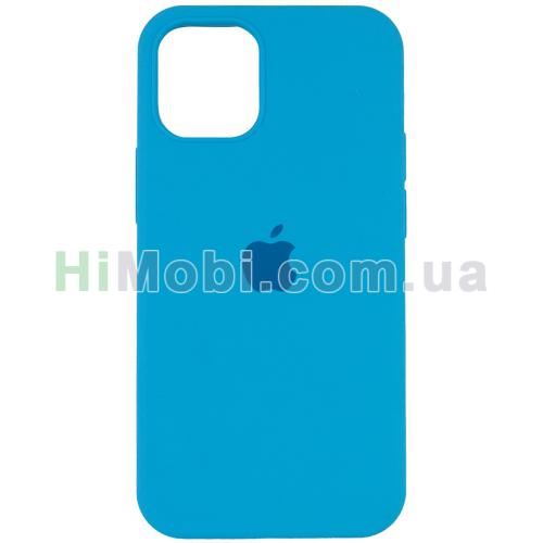 Накладка Silicone Case Full iPhone 14 (16) Blue