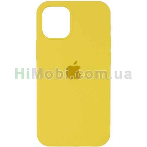 Накладка Silicone Case Full iPhone 13 Pro (04) Yellow