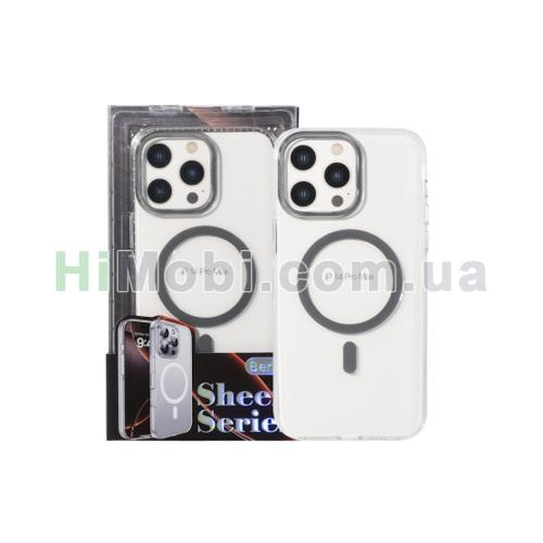 Накладка MagSafe Berlia Sheen Series iPhone 14 Pro Max Gray