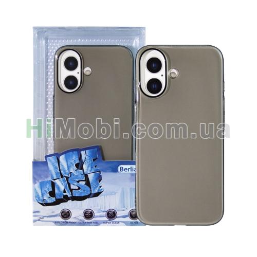 Накладка Berlia Ice Case PC iPhone 16 Gray