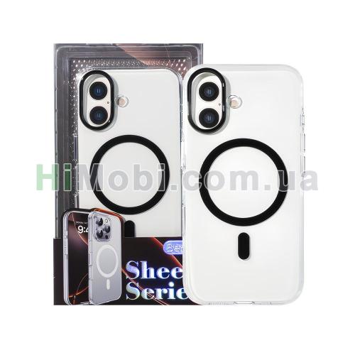 Накладка MagSafe Berlia Sheen Series 2.0mm PC iPhone 17 Black