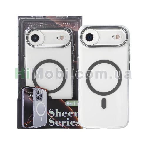 Накладка MagSafe Berlia Sheen Series 2.0mm PC iPhone 17 Air Gray