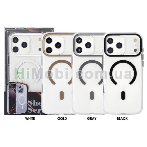 Накладка MagSafe Berlia Sheen Series 2.0mm PC iPhone 17 Pro Max Black