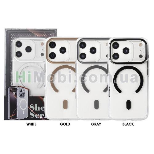 Накладка MagSafe Berlia Sheen Series 2.0mm PC iPhone 17 Pro Black