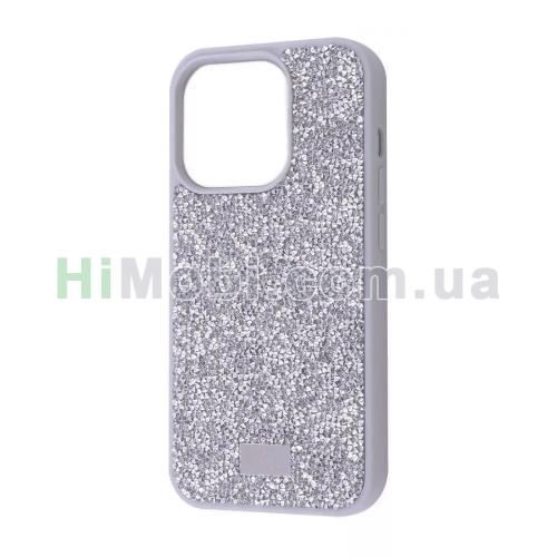 Накладка Bling world Diamong iPhone 16 Pro Grey