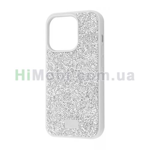 Накладка Bling world Diamong iPhone 16 Pro White