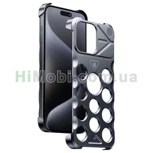 Накладка Case Aluminium CELL iPhone 16 Pro Max Black