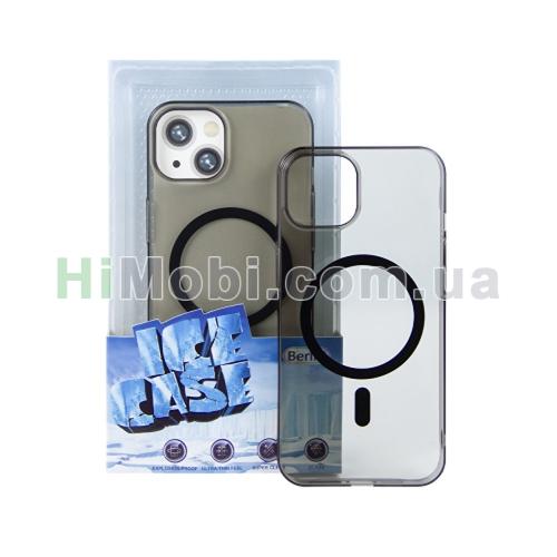 Накладка MagSafe Berlia ICE Case PC iPhone 15 Black