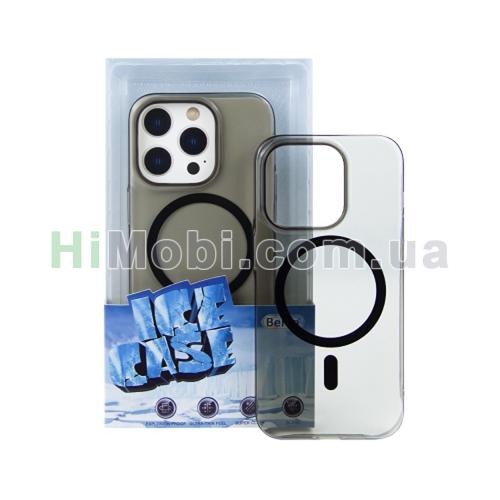 Накладка MagSafe Berlia ICE Case PC iPhone 14 Pro Max Black