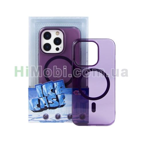 Накладка MagSafe Berlia ICE Case PC iPhone 14 Pro Purple