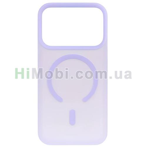 Накладка MagSafe CASE LAB Silicone Softy iPhone 17 Pro Max Elegant purple