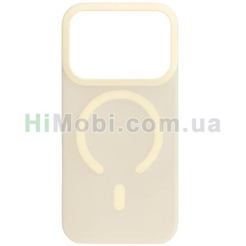 Накладка MagSafe CASE LAB Silicone Softy iPhone 17 Pro Yellow