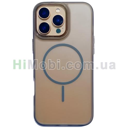 Накладка MagSafe TPU CASE LAB New color matte for Apple iPhone 15 Pro Black