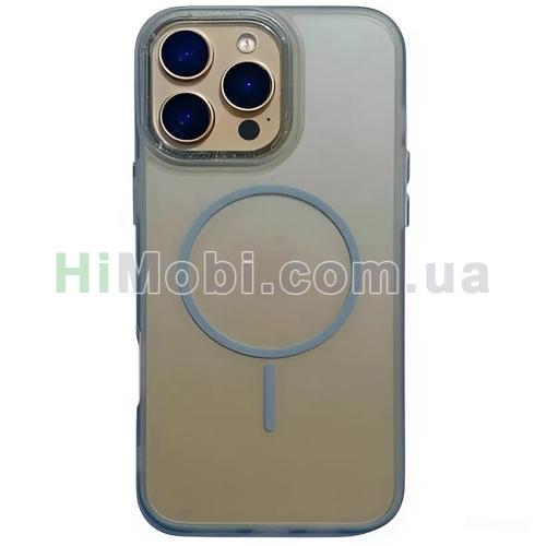 Накладка MagSafe TPU CASE LAB New color matte for Apple iPhone 16 Pro Grey