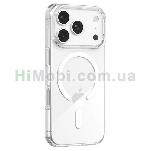 Накладка MagSafe Protect CASETORI iPhone 17 Pro metall button