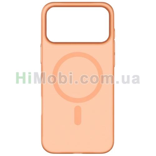 Накладка MagSafe Ultra thin plastic iPhone 17 Pro Orange