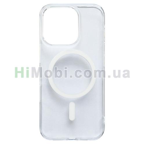 Накладка MagSafe Ultra thin plastic iPhone 15 Pro Clear