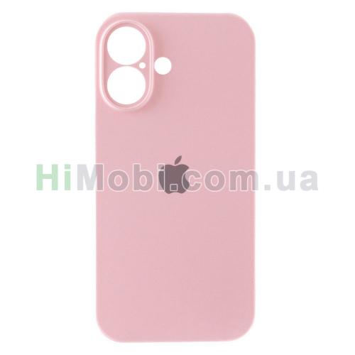 Накладка Silicone Case Full Square iPhone 16 (67) Grapefruit
