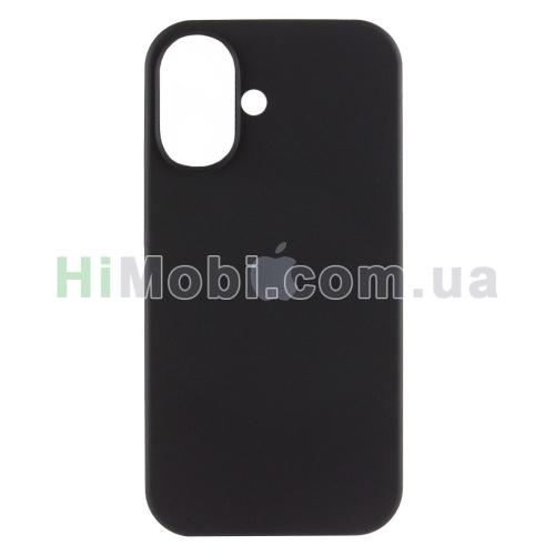 Накладка Silicone Case Full iPhone 16 (18) Black