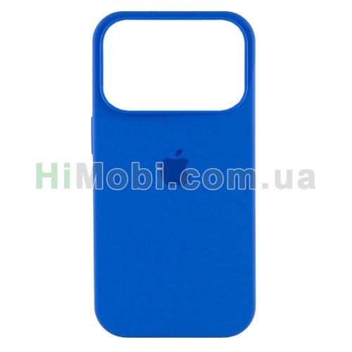 Накладка Silicone Case Full iPhone 17 Pro Max (03) Royal blue