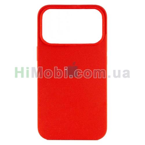 Накладка Silicone Case Full iPhone 17 Pro Max (14) Red