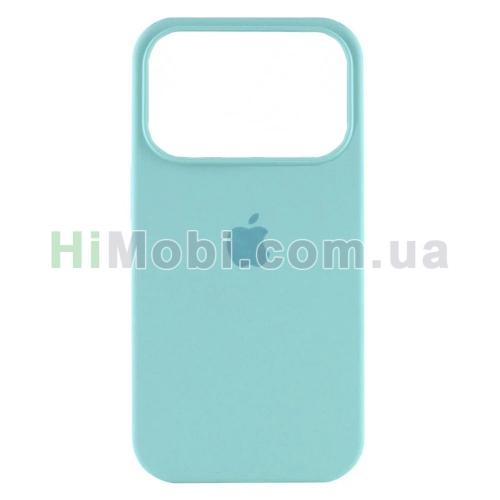 Накладка Silicone Case Full iPhone 17 Pro (17) Turquoise