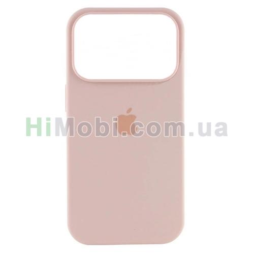Накладка Silicone Case Full iPhone 17 Pro Max (19) Pink sand