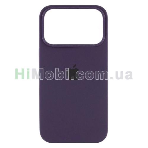 Накладка Silicone Case Full iPhone 17 Pro Max (30) Berry purple